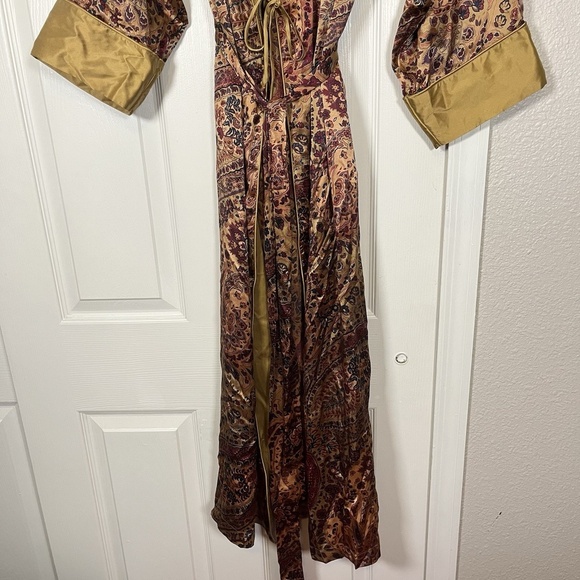 Vintage 1990s Victorias Secret Gold Label Silk Robe Lingerie - Picture 10 of 15